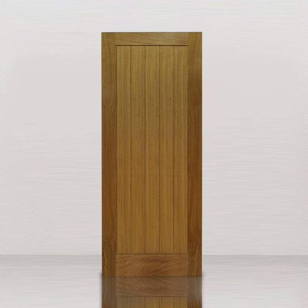 Prefinished white oak flush door